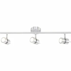 Luminaires Steinhauer Plafonnier Steinhauer Natasja LED Acier inoxydable, 3 lumières* Éclairage Led