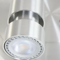 Luminaires Steinhauer Plafonnier Steinhauer Natasja LED Acier inoxydable, 3 lumières* Éclairage Led