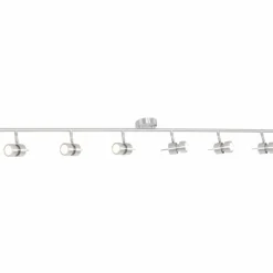 Luminaires Steinhauer Plafonnier Steinhauer Natasja LED Acier inoxydable, 6 lumières* Éclairage Led