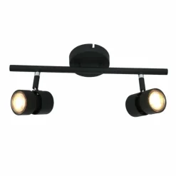 Luminaires Steinhauer Plafonnier Steinhauer Natasja LED Noir, 2 lumières* Éclairage Led