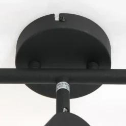 Luminaires Steinhauer Plafonnier Steinhauer Natasja LED Noir, 3 lumières* Éclairage Led