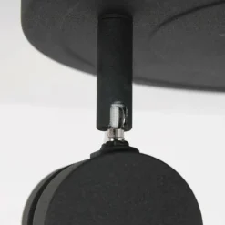 Luminaires Steinhauer Plafonnier Steinhauer Natasja LED Noir, 3 lumières* Éclairage Led