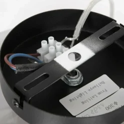 Suspension Verre Fumé-Luminaires Steinhauer Plafonnier Steinhauer Reflexion Noir, 1 lumière