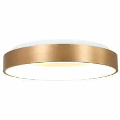 Lampes Dorées-Luminaires Steinhauer Plafonnier Steinhauer Ringlede Or, Blanc, 1 lumière