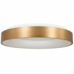 Lampes Dorées-Luminaires Steinhauer Plafonnier Steinhauer Ringlede Or, Blanc, 1 lumière