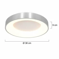 Luminaires Steinhauer Plafonnier Steinhauer Ringlede Noir, 1 lumière* Éclairage Led