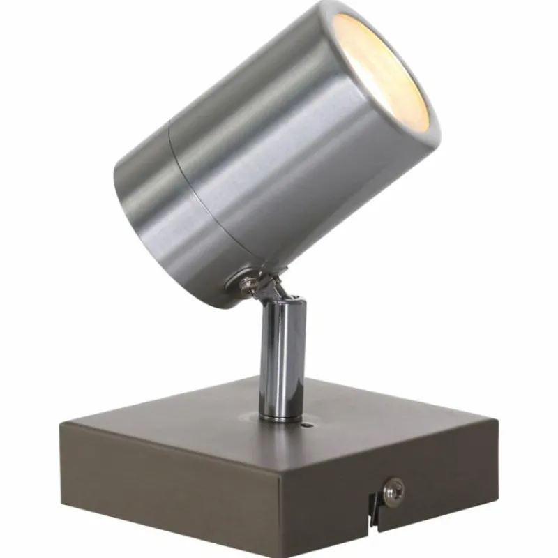 Luminaires Steinhauer Plafonnier Steinhauer Upround LED Gris, Nickel mat, 1 lumière