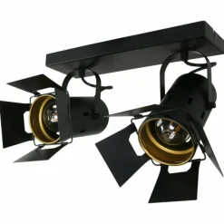 Lampes Industrielles-Luminaires Steinhauer Plafonnier Steinhauer Woschnik Noir, 2 lumières