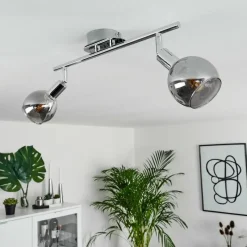 hofstein Plafonnier Stranderod Chrome, 2 lumières