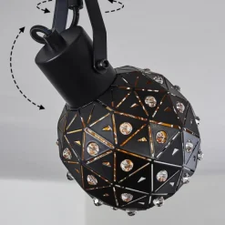 hofstein Plafonnier Sunasau Noir, 2 lumières