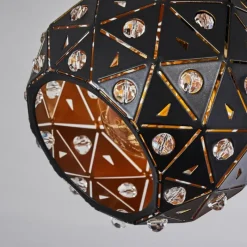 hofstein Plafonnier Sunasau Noir, 4 lumières