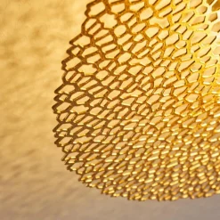 Lampes Dorées-hofstein Plafonnier Sunrise LED Or, Rouille, 1 lumière