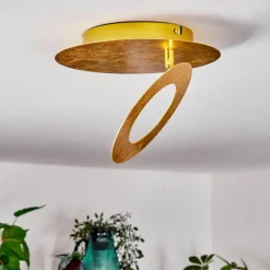 Lampes Dorées-hofstein Plafonnier Sunrise LED Or, 1 lumière