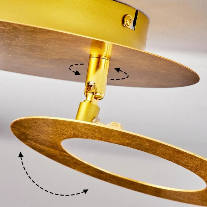 Lampes Dorées-hofstein Plafonnier Sunrise LED Or, 1 lumière