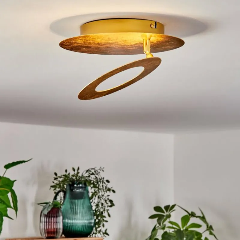 Lampes Dorées-hofstein Plafonnier Sunrise LED Or, 1 lumière