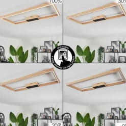 Luminaires Scandinaves-hofstein Plafonnier Surisultana LED Écru, 1 lumière