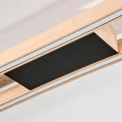 Luminaires Scandinaves-hofstein Plafonnier Surisultana LED Bois clair, 2 lumières