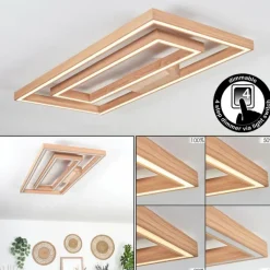 hofstein Plafonnier Surisultana LED Écru, 2 lumières