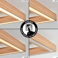 hofstein Plafonnier Surisultana LED Écru, 2 lumières