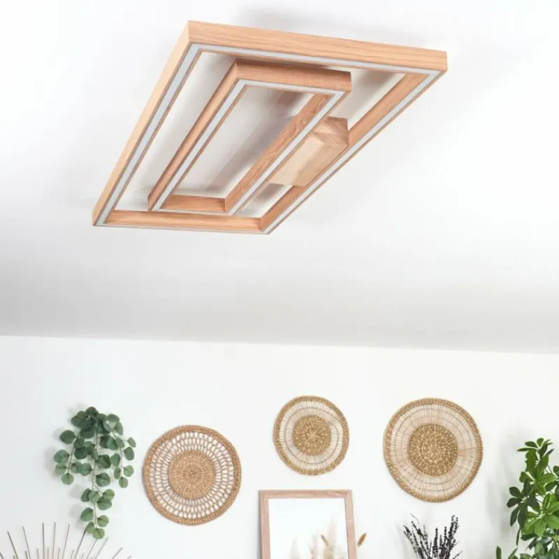 hofstein Plafonnier Surisultana LED Écru, 2 lumières