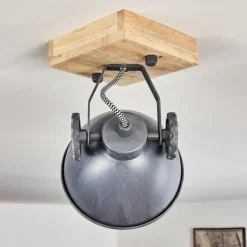 Lampes Industrielles-hofstein Plafonnier Svanfolk Bleu, Brun, Gris, Blanc, 1 lumière