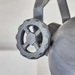 Lampes Industrielles-hofstein Plafonnier Svanfolk Bleu, Brun, Gris, Blanc, 1 lumière