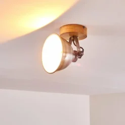 Lampes En Bois-hofstein Plafonnier Svanfolk Bois clair, 1 lumière