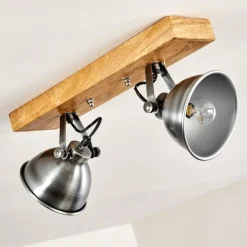 Lampes En Bois-hofstein Plafonnier Svanfolk Bois clair, 2 lumières
