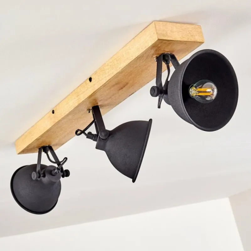 hofstein Plafonnier Svanfolk Bois clair, 3 lumières