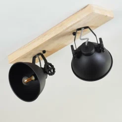 hofstein Plafonnier Svanfolk Bois clair, 2 lumières