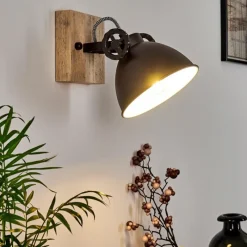 Lampes Industrielles-hofstein Plafonnier Svanfolk Brun, Noir, Blanc, 1 lumière