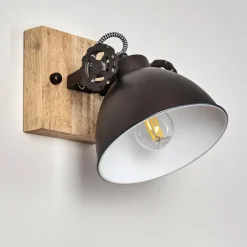 Lampes Industrielles-hofstein Plafonnier Svanfolk Brun, Noir, Blanc, 1 lumière