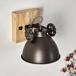 Lampes Industrielles-hofstein Plafonnier Svanfolk Brun, Noir, Blanc, 1 lumière