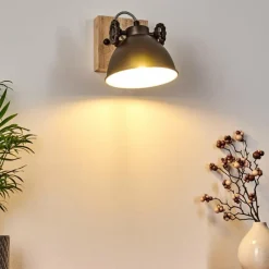 Lampes Industrielles-hofstein Plafonnier Svanfolk Brun, Noir, Blanc, 1 lumière