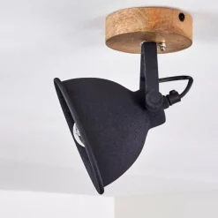 Lampes Industrielles-hofstein Plafonnier Svankfolk Bois clair, 1 lumière