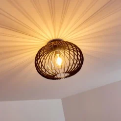 hofstein Plafonnier Svensbyn Noir, 1 lumière