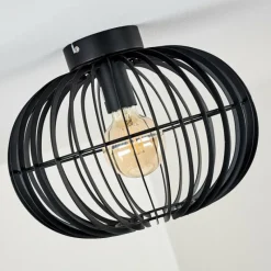 hofstein Plafonnier Svensbyn Noir, 1 lumière