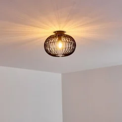 hofstein Plafonnier Svensbyn Noir, 1 lumière