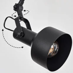 hofstein Plafonnier Tablazos Noir, 1 lumière