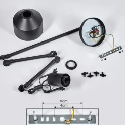 hofstein Plafonnier Tablazos Noir, 1 lumière