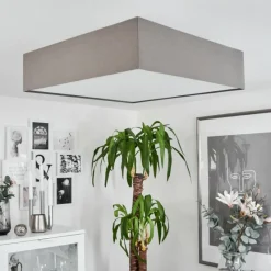 Lampes En Tissu-hofstein Plafonnier Taboga Nickel mat, 4 lumières