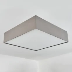 Lampes En Tissu-hofstein Plafonnier Taboga Nickel mat, 4 lumières