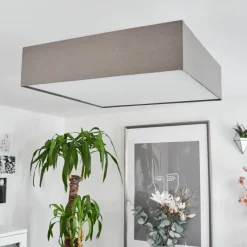 Lampes En Tissu-hofstein Plafonnier Taboga Nickel mat, 4 lumières