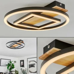 Luminaires Scandinaves-hofstein Plafonnier Taboneira LED Écru, Noir, Blanc, 1 lumière