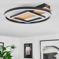 Luminaires Scandinaves-hofstein Plafonnier Taboneira LED Écru, Noir, Blanc, 1 lumière