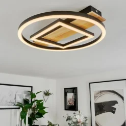 Luminaires Scandinaves-hofstein Plafonnier Taboneira LED Écru, Noir, Blanc, 1 lumière