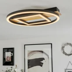 Luminaires Scandinaves-hofstein Plafonnier Taboneira LED Écru, Noir, Blanc, 1 lumière