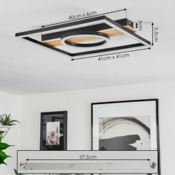 Luminaires Scandinaves-hofstein Plafonnier Taboneira LED Écru, Noir, Blanc, 1 lumière