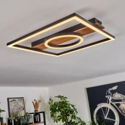 hofstein Plafonnier Taboneira LED Noir, 1 lumière