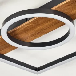 hofstein Plafonnier Taboneira LED Noir, 1 lumière